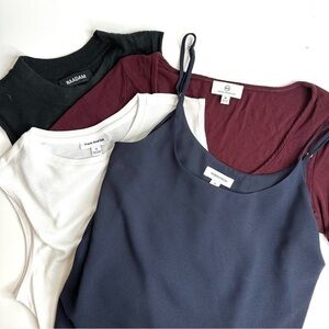 Basic Designer Bundle 4 Pieces Tops and Dress Size XS - M Frank and Oak AG